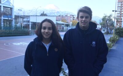 Constantino Rau y Constanza Kremer al Sudamericano de Natación