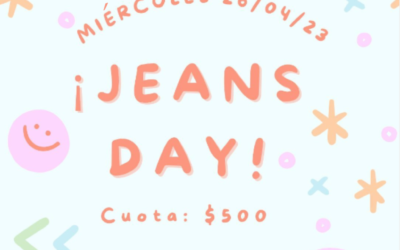 Jeans Day: miércoles 26 de abril