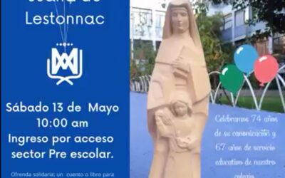 Misa de Santa Juana de Lestonnac, celebrar en Comunidad, Sábado 13 de mayo a las 10:00 horas