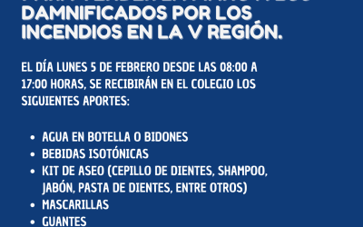 Campaña Solidaria Incendios V Región