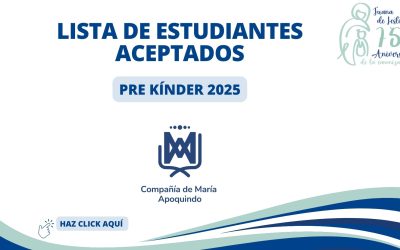 Listado de estudiantes Aceptados Pre-Kinder 2025