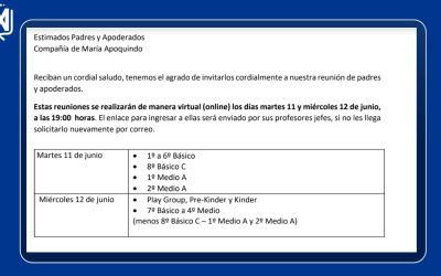 Segunda Reunión de Apoderados