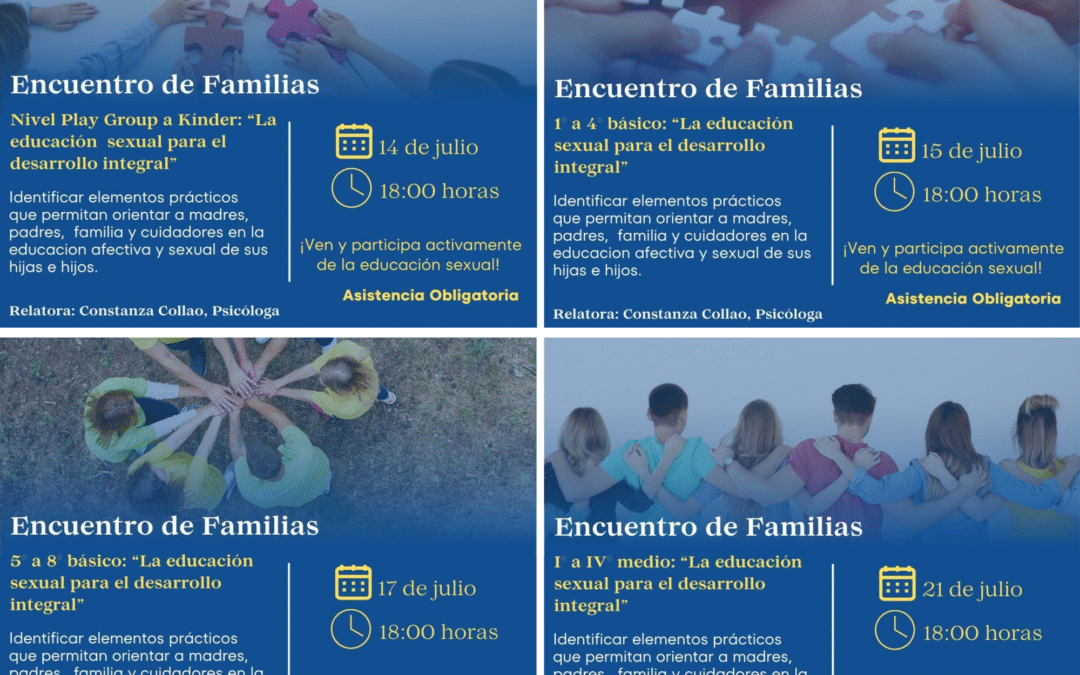 Ciclo de Charlas para Familias: “¿Cómo y qué educar en sexualidad?”
