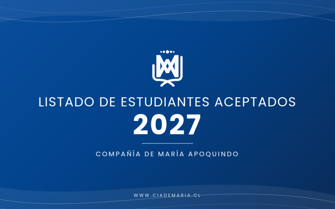 Lístado Admisión de Aceptados 2027